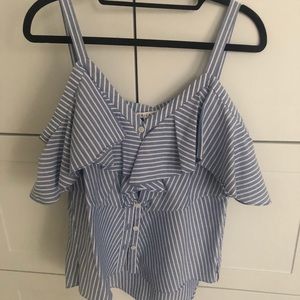 Veronica Beard Off the Shoulder Top